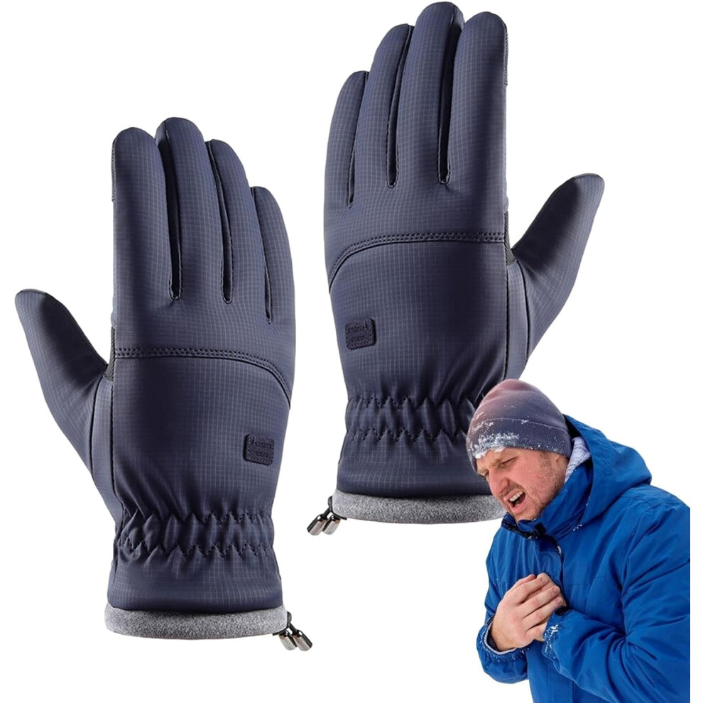 Cold Weather Gloves with Touchscreen Fingers | Waterproof Snow Gloves - Outdoor Wind and Waterproof Touchscreen Gloves for Cycling, Camping, Winter