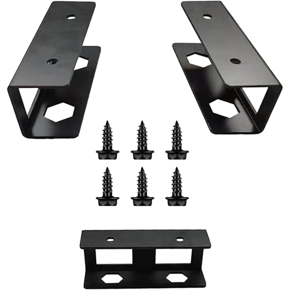 Under the Desk Laptop Rack, Metal Stand Holder for Laptops, Laptop Holder for Under the Desk with Screw, Metal Material Under the Desk Shelf for
