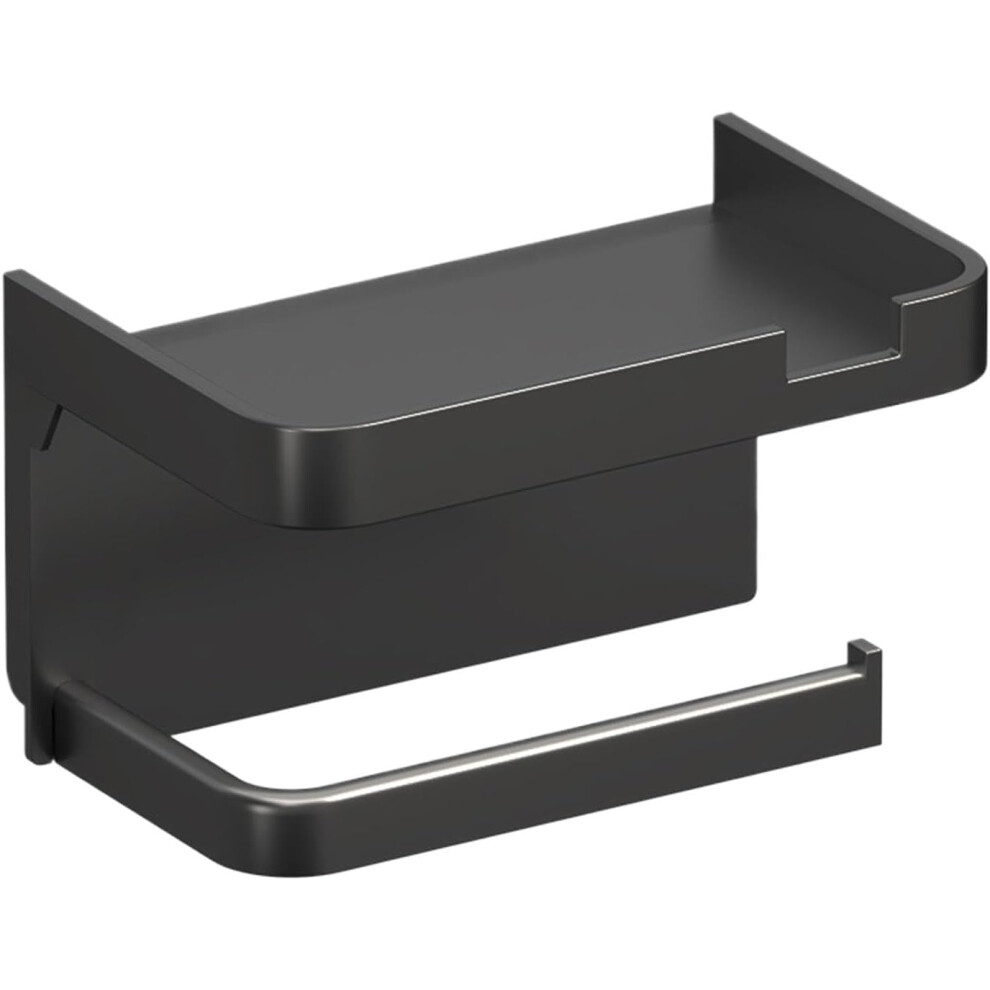 Toilet Paper Holder No Drilling Required Toilet Paper Holder for Wall Mounting, Self-Adhesive Toilet Paper Holder, Tissue Holder for Bathroom,