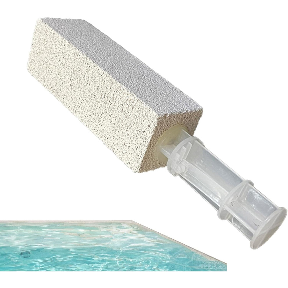 Pumice Stone for Toilet Cleaning, Pumice Stone for Cleaning - Hard Water Rings Cleaning Stone Pumice Leaves Stick - High Performance Cleaner Scrubber