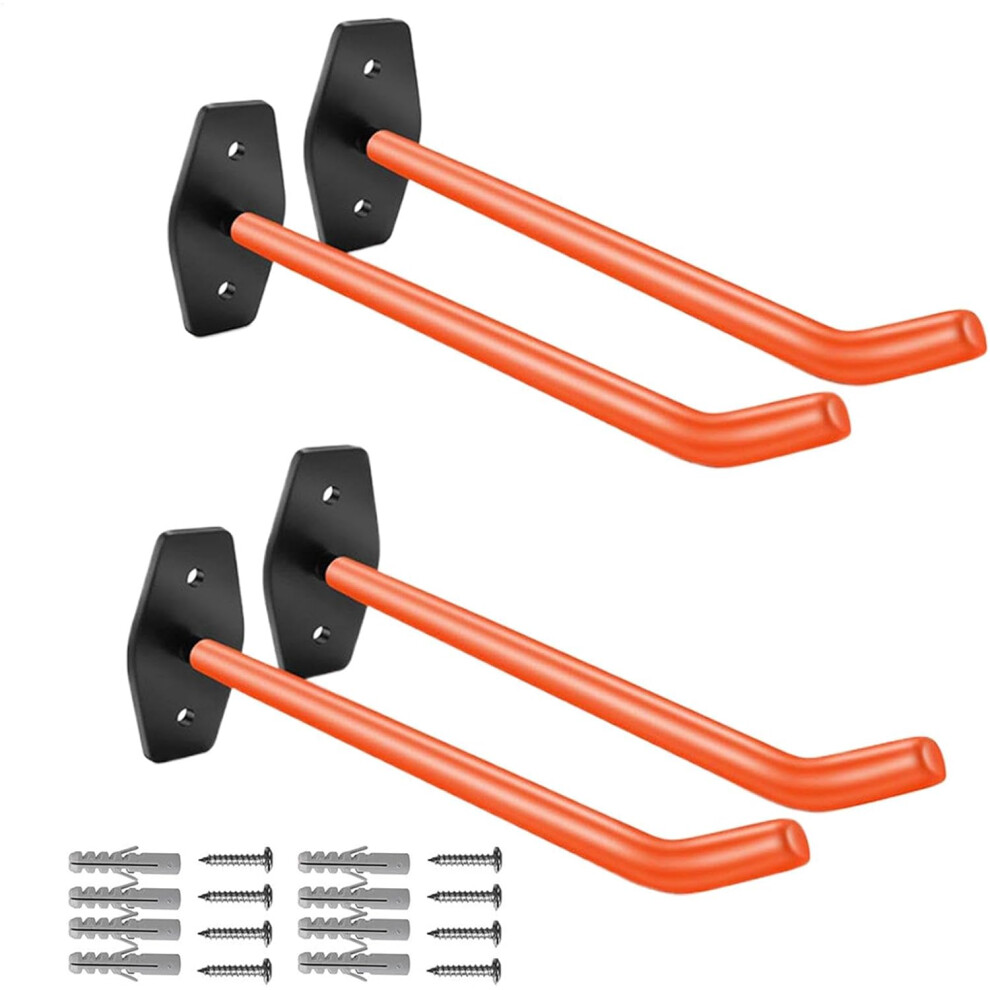 Tire Storage Rack, Ladder Hanger Heavy Duty Garage Hooks Wheel Rack, Ladder Hooks, Wall Mount Ladder Holder for Women, Men, Adults, Business Users,