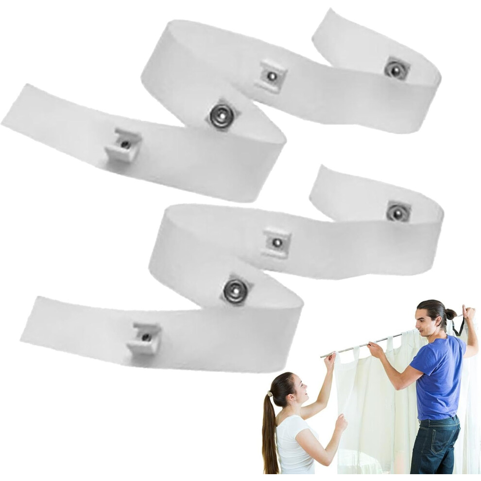 Glide Tape for Curtains Rods - Clear Rv Furniture Parts & Hardware Curtains Slide Tape - Rv Curtains Glide Tape for Use with Ceiling or Wall Mount Cur