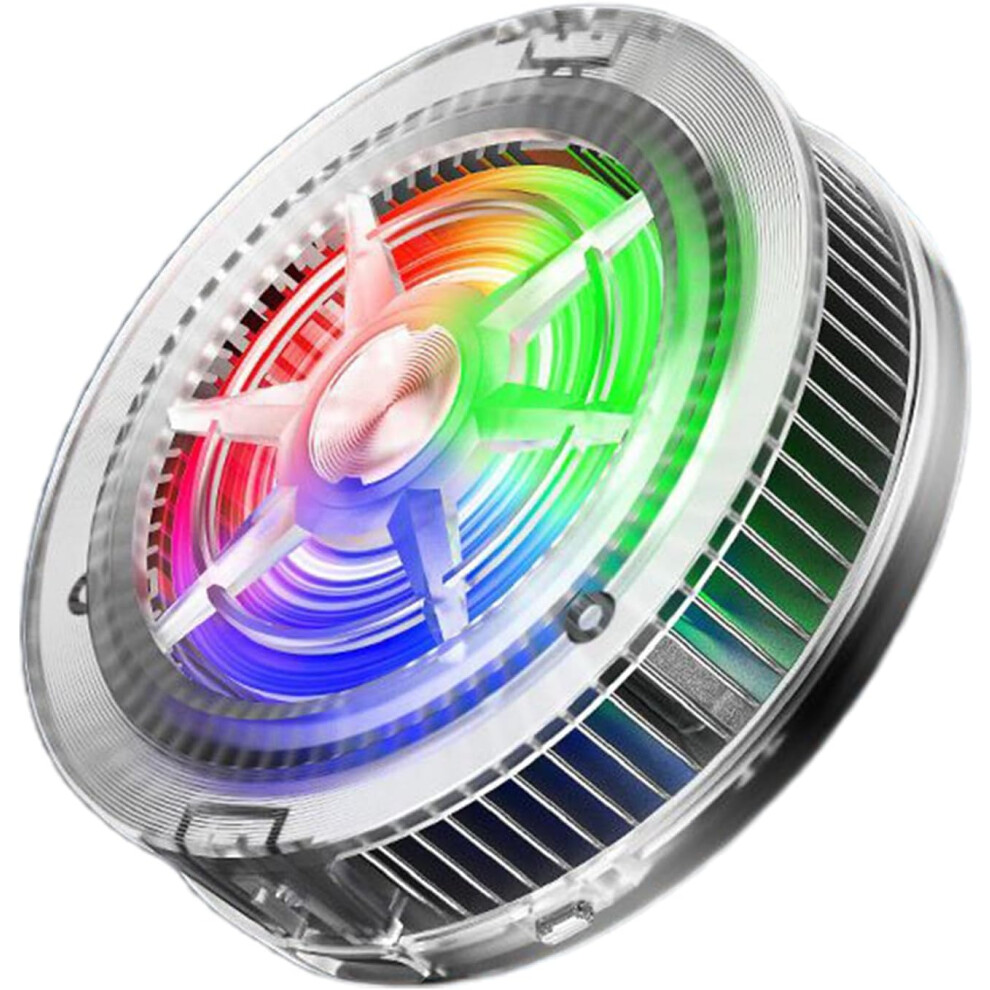 Phone Cooler | Magnetic Smartphone Radiator - Portable USB Cellphone Radiator Quiet RGB Semiconductor Cooling for Phones Tablet Teens Adults Games Lov