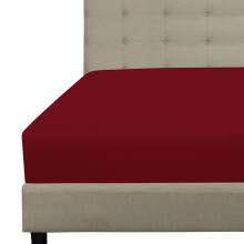 Royale Linens Fitted Sheet King - Brushed Hotel Quality 1800 Ultra-Soft Wrinkle & Fade Resistant - Bottom Sheet - Deep Pocket Stretches Up to 16"" - F