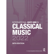International Whos Who in Classical Music 2022 Hardcover Book