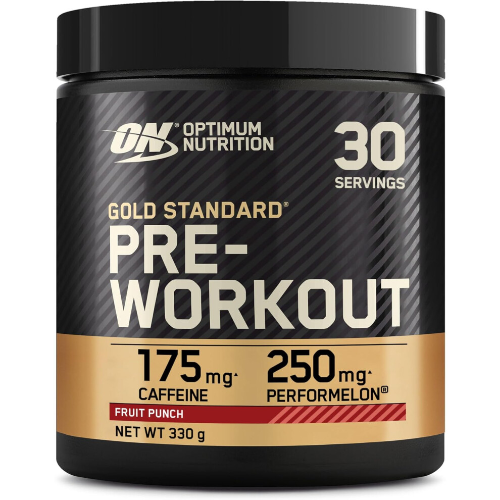 Optimum Nutrition Gold Standard Pre-Workout, Fruit Punch, 330g