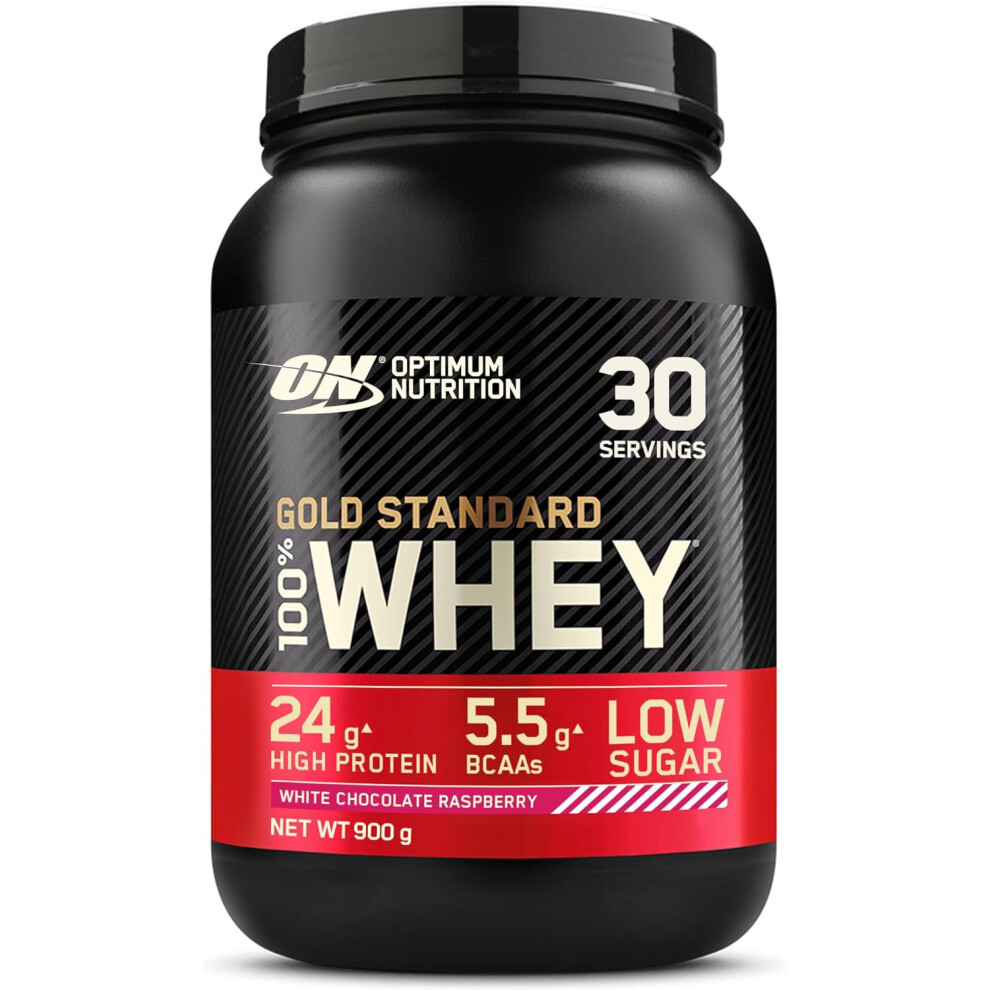 Optimum Nutrition  Gold Standard 100% Whey, White Chocolate Raspberry, 899g