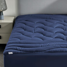 SLEEP ZONE King Size Cooling Mattress Topper Premium Zoned Cool Mattress Pad Cover Padded Mattress Protector Breathable Washable Deep Pocket 8-21""