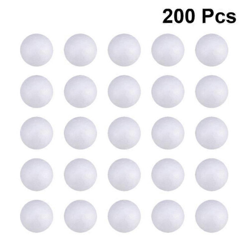 (As show, One size) 200pcs Polystyrene Balls 1