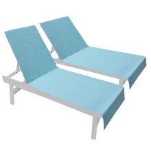 Coton coton coton couverture de chaise salon - 2 pack - 100% coton - soft annalpun terry serviette spa chaise chaise chaise chaise - couverture d