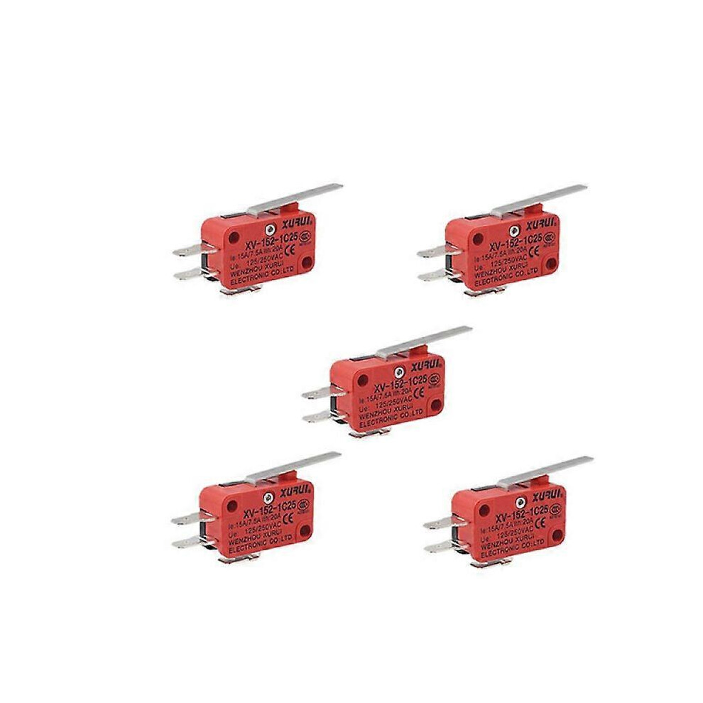 (As Show, One Size) 5Pcs Micro Switch Xv-152-1C25 4069016343651