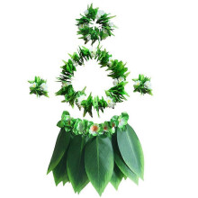 (As show, One size) 1set Leaf Skirt