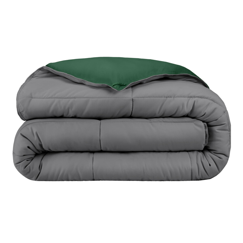 Couette Bare Home Queen - Couleurs r   versibles - Alternative au duvet d'oie - Ultra douce - S   rie Premium 1800 - Chaleur toutes saisons - Couette