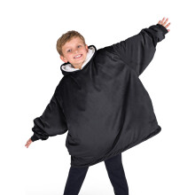 Tragbare Decke aus Sherpa-Fleece von Bare Home ? ?bergro?er tragbarer Kapuzenpullover ? Kindergr??e ? Warm und gem?tlich ? Weiche Decke ? Bequemes Dec