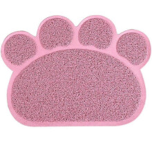 (As show, One size) The New 1pcs Pet Paw Shape Mat