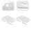 (As show, One size) 2pcs Bed Rail Bracket 3