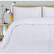 Utopia sngklder hela ssongen vit trstare med 2 kuddfodral 3 stycken mjuk borstade mikrofiber barn sngklder set fr pojkar/flickor maskin tv