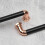 (160mm Handle) Copper Black Industrial Kitchen Handles Pipe Bar 2 Size 13