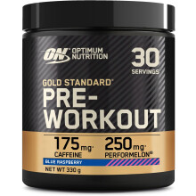 Gold Standard Pre- 330g Framboise bleue Optimum Nutrition Pre-entrainement