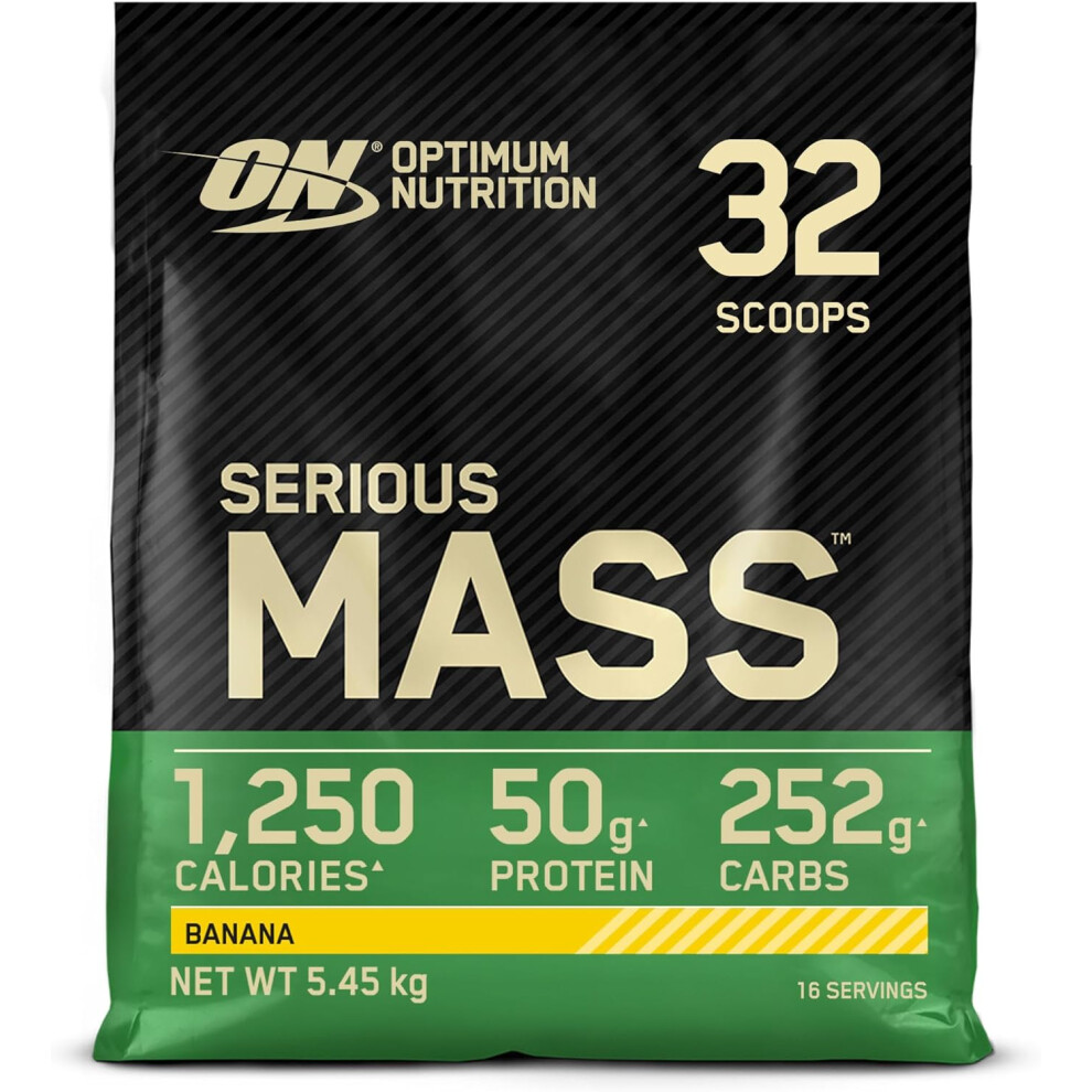 Optimum Nutrition Serious Mass, Banana, 5450G