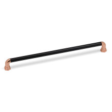 (320mm Handle) Copper Black Industrial Kitchen Handles Pipe Bar 2 Size