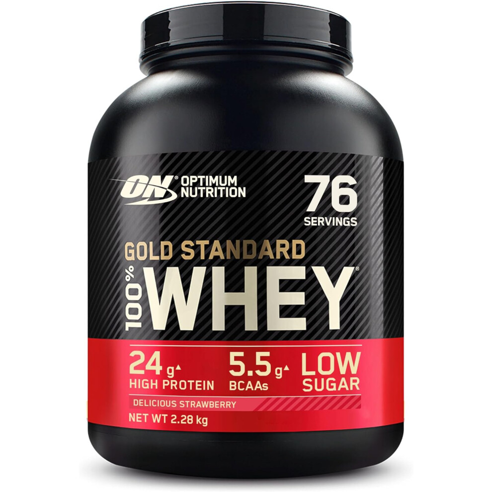 (Delicious Strawberry ) Optimum Nutrition Gold Standard 100% Whey 2.27kg