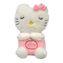 (Pink)Peluche Sanrio lapin respirant vocalisant bébé sommeil cadeau dessin animé