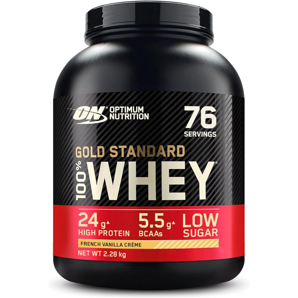 Optimum Nutrition (French Vanilla Creme ) Standard 100% Whey 2.27Kg Gold
