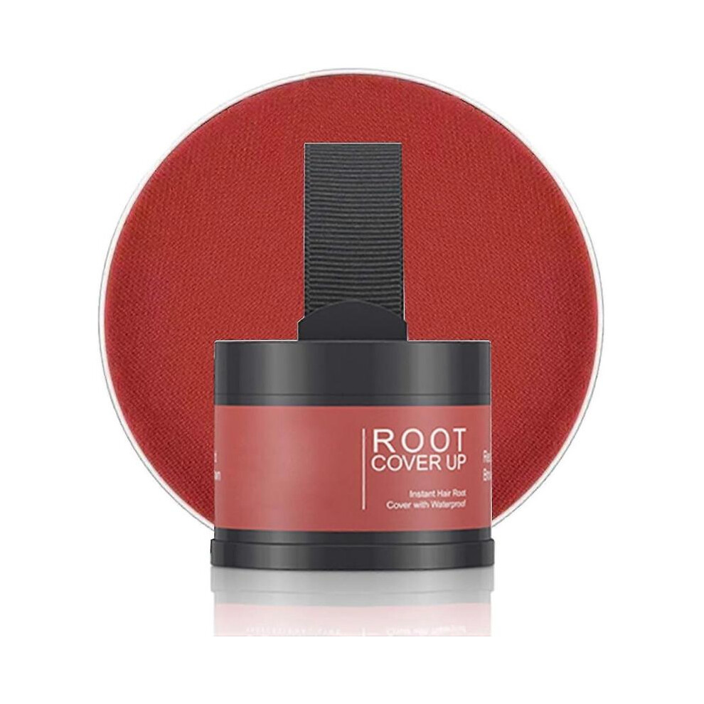 Red,Brown (Red Brown) Hairline Powder, Hair Root Dye, Root Touch Up Powder, Instantly Hair Color Shadow Cover Gray Hair Root, 4G Hair Touch-Up Powder