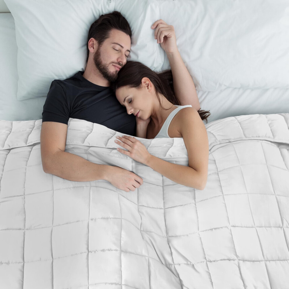 Coperta Ponderata Cymula Per Adulti (11,3 Kg, 203 X 227 Cm, Misura King) - Coperta Pesante Traspirante E Rinfrescante Per Estate E Inverno - Cope-image