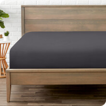 Hoeslaken Twin Size - Premium 1800 microvezel - Ultrazachte hotelluxe - Diepe zak - Duurzaam en langdurig - Twin hoeslaken (Twin Forged Iron Grey)