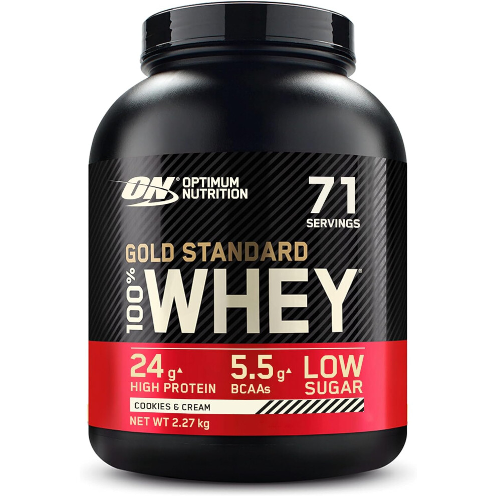 Optimum Nutrition Cream/Gold (Cookies & ) Standard 100% Whey 2.27Kg