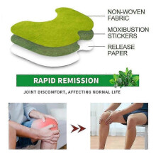 (5Packs-60pcs) Knee Pain Relief Patches, Knee Heat Patches,knee Cervical Plaster Warming Herbal Plaster Wormwood Heat Patches Relief Of Back, Neck, Shoulder Pain