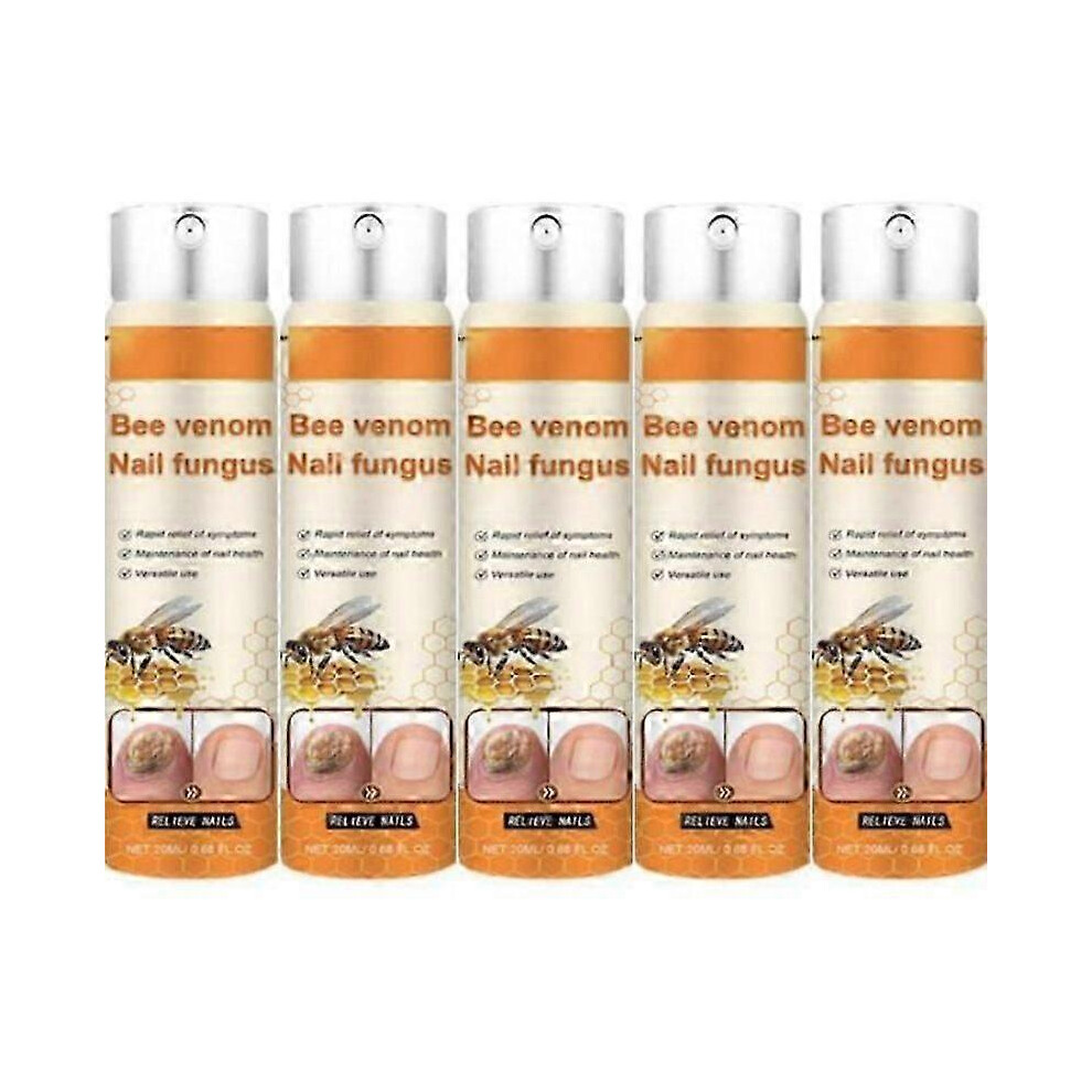 (5pcs) Bee Venom nail Care Spray, Hand, foot and Nail Cleaning spray, Moisturizing nail spray