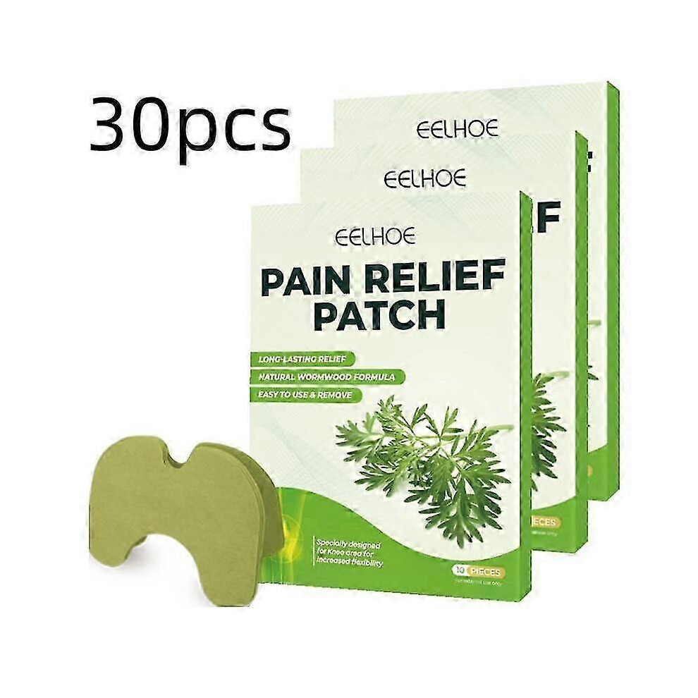 3boxes Knee Pain Relief Patch, Heating Patch, Self-heating Moxibustion Patch, Wormwood Pain Relief Patch for Shoulder Neck Joints Pain