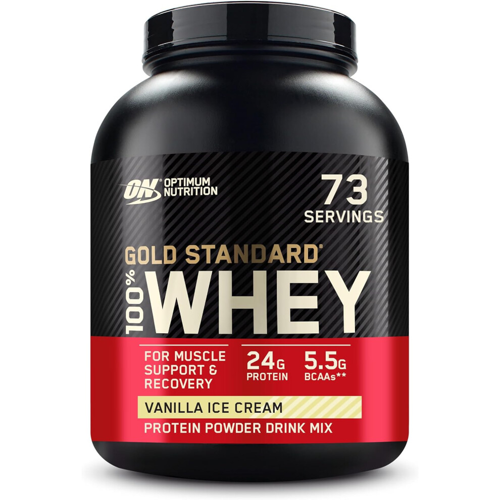 Optimum Nutrition (Vanilla Ice Cream ) Gold Standard 100% Whey 2.27Kg - Image 2