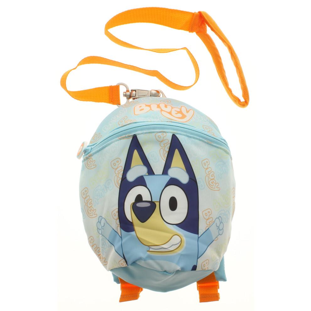 Bluey Childrens Character Backpack Boys Bluey Reins BP blue