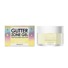 Jaysuing Neon Yellow Glitter Gel Natural Three-Dimensional Hair Body Clavicle Face Brightening Glitter Gel - 30G -3707145013878
