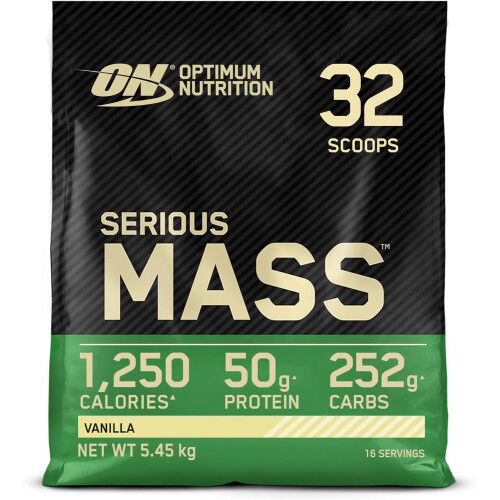Optimum Nutrition (Vanilla, 5.44kg) Optimum Nutrition Serious Mass