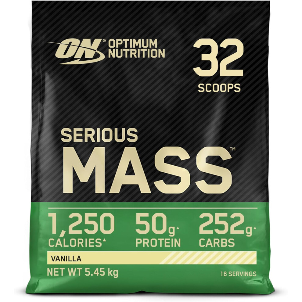 Optimum Nutrition (Vanilla, 5.44Kg) Serious Mass