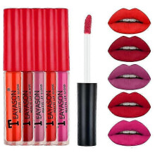 (03 5PCS) 6PCS/Set HANDAIYAN Matte Lipstick Set Lasting Moisturing Lip Gloss Liquid Lipstick Velvet Sexy