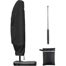 Parasol Cover 3m 4m with Zipper 1.4m Long with Telescopic Rod 280x30/80/45cm.