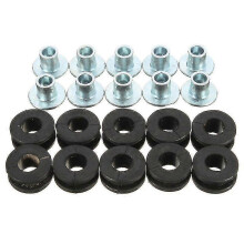 10pcs Motorcycle Side Cover Rubber Grommets Gasket Fairings Rubber Cushion