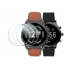 3-pack for Fossil Gen 5 Carlyle Hr And Fossil Gen 6 Men Women Screen Protector Tempered Glass Fossil Gen 5 / Gen 6 Smartwatch [2.5d 9h Hardness] [anti