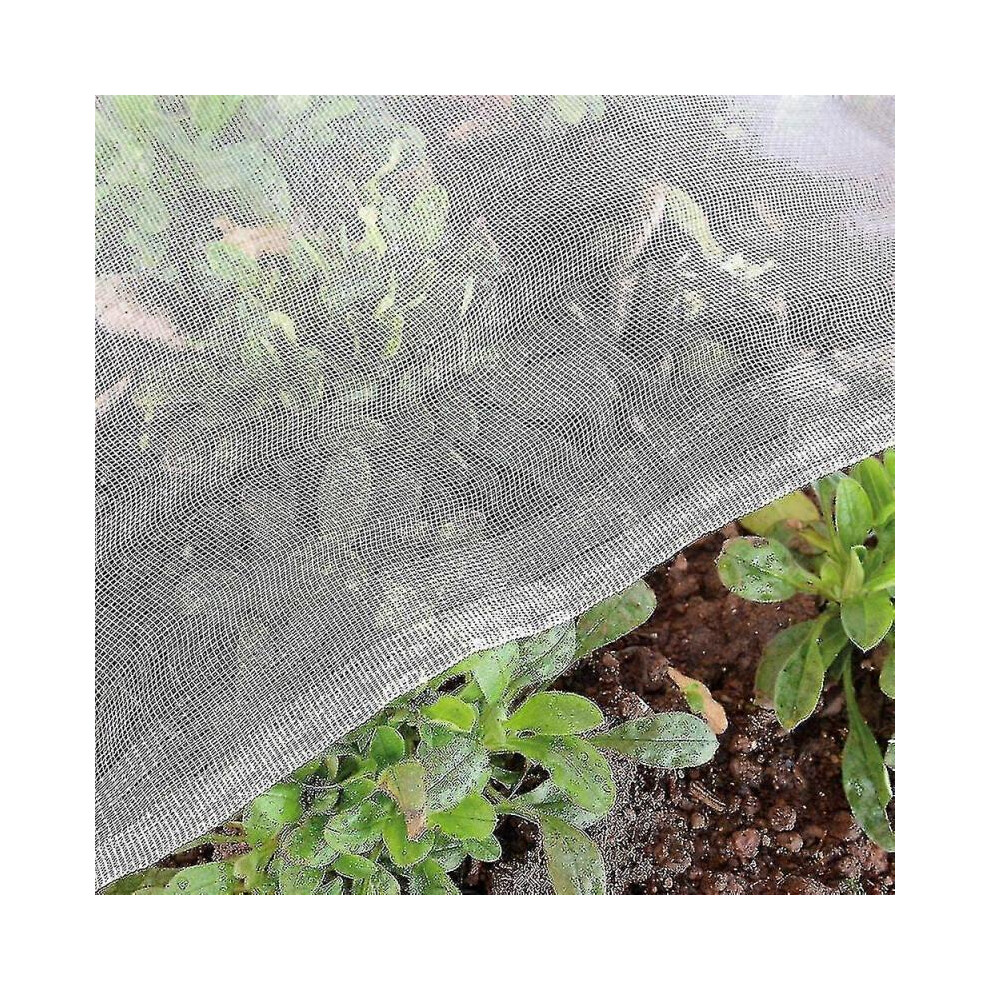 Garden Netting Insect Bug Mesh: 10'x20' Fine Insect Netting Row Cover Screen Cicada Barrier Tree Vegetable Raised Plants Protecting-image-OPC-PGZTBS7-NEW