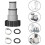 2pcs Pool Connection Set Threaded Pump Hose Adapters for Intex Fit Aru 1