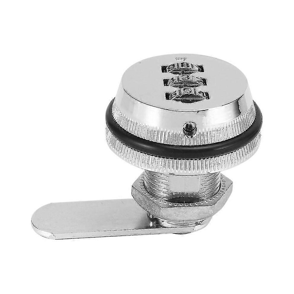 Alloy Code Combination Cam Lock Keyless Post Mail Box Cabinet Rv 3 Dial Silver 5004229623717