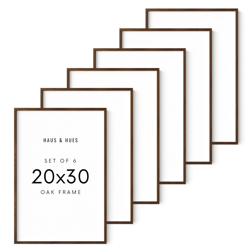 Cadres photo HAUS AND HUES 20x30 - Ensemble de 6 cadres pour affiches 20x30 Cadres pour affiches 20 x 30 pouces Cadres 20 x 30 pouces Cadre photo