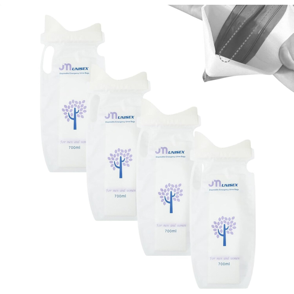 Pee Bags for Travel,Portable Urinal Bag 700ml - Camping Hygiene & Sanitation Products Leak-Proof Unisex for Camping Pregnant Traffic Jams