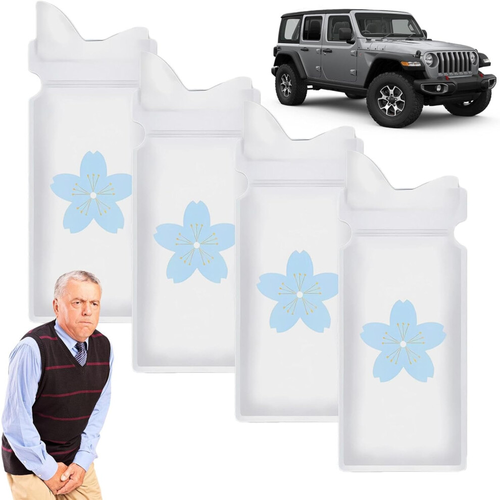 Travel Urine Bags | 4 Unisex Urinal Toilet Bag - Urinal Bag Travel, 700ml Unisex Pee Bag, Leak-proof Urinal Bags for, Traffic Jams, Camping